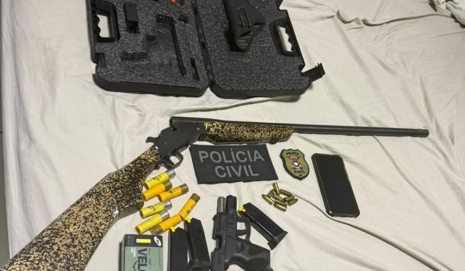 Polícia Civil desarticula grupo que fornecia armas e drogas para facções rivais